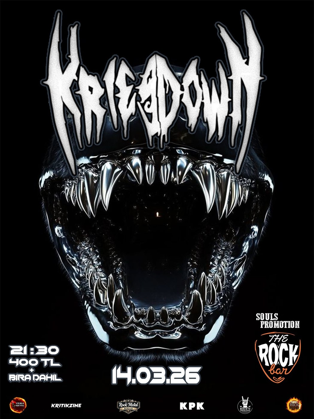 The Rock Bar konser afişi