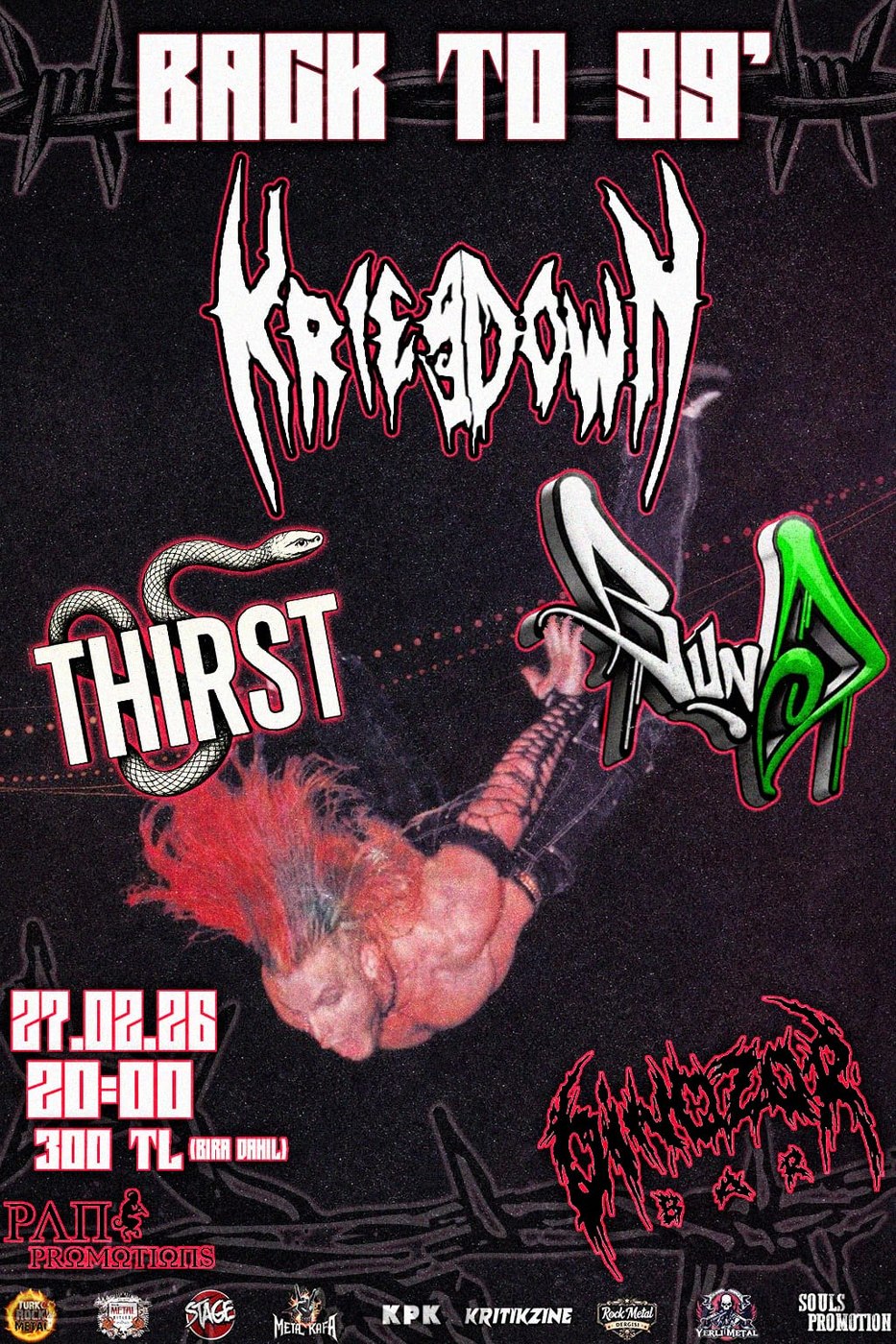 Back to 99' konser afişi